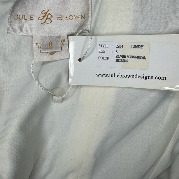 JULIE BROWN SEQUIN TOP Size 8.  #100 - Picture 8 of 8